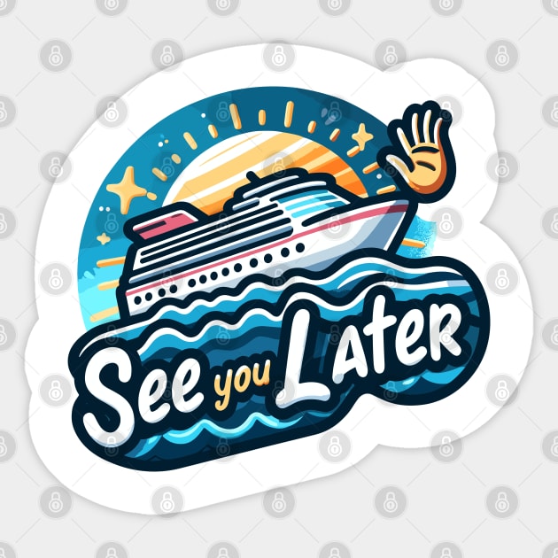 See You Later Sticker by WarFX Designs